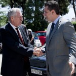 Ο Περιφερειάρχης Κεντρικής Μακεδονίας Απ Τζιτζικώστας με τον πρόεδρο της ΔΗΜΑΡ Φ Κουβελη 2