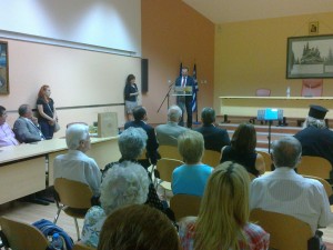 14ηΣεπτεμβρίου-Ομιλία Αντιπεριφερειάρχη Πέλλας σε εκδήλωση στα Γιαννιτσά