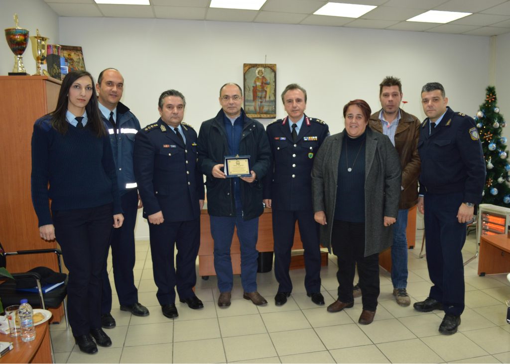 Παραδόθηκε ένα περιπολικό αυτοκίνητο ως δωρεά στην Υποδιεύθυνση Ασφάλειας Κατερίνης