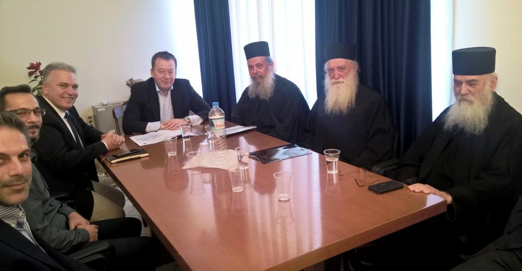 Συνάντηση Β. Κόκκαλη με την Ιεροκοινοτική Επιτροπή Αγ. Όρους