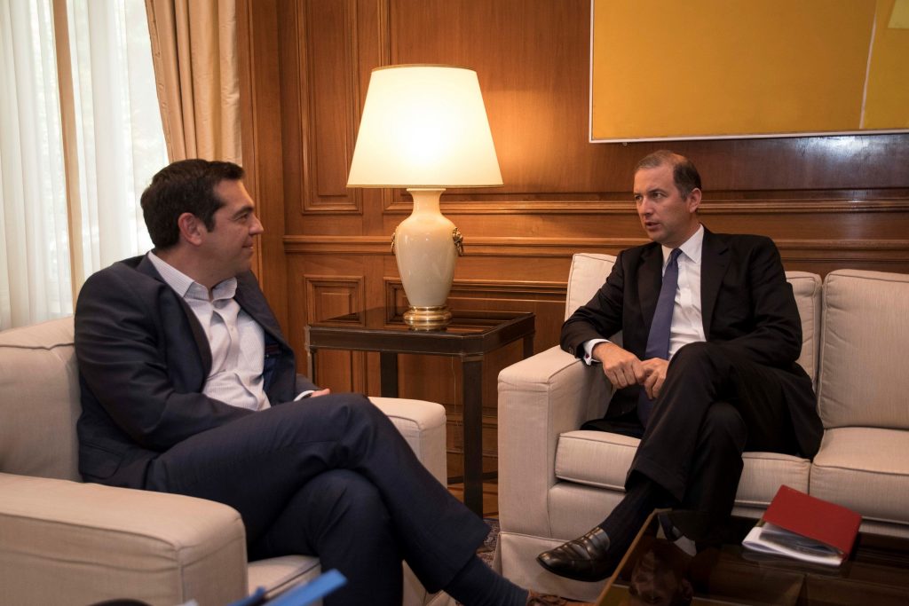Συνάντηση του Πρωθυπουργού με τον Διευθύνοντα Σύμβουλο της SNAM