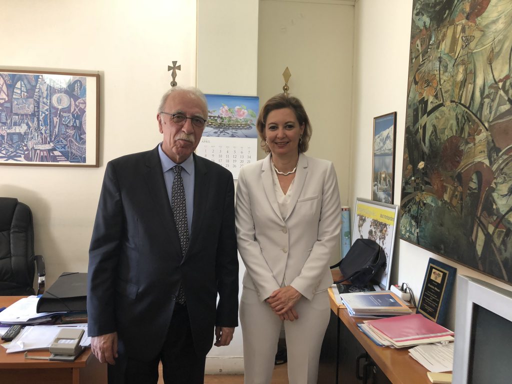 Συνάντηση ΥΜΕΠΟ Δ. Βίτσα με τη LAURA THOMSON Αναπληρώτρια Γενική Διευθύντρια του Διεθνούς Οργανισμού Μετανάστευσης