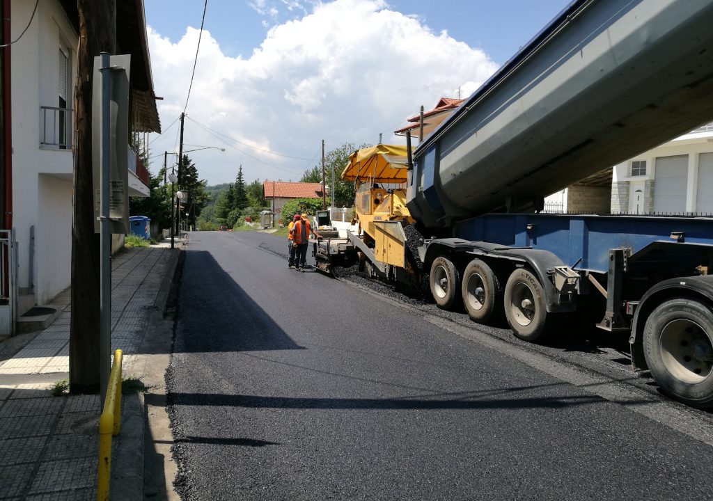 Ολοκληρώθηκαν οι παρεμβάσεις στο οδικό δίκτυο από την Π.Ε. Πέλλας