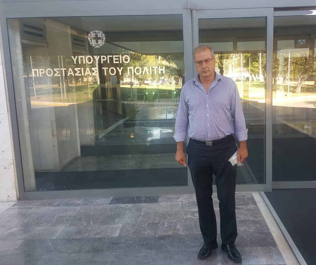 Ο Γιάννης Σηφάκης στο Υπουργείο Προστασίας του Πολίτη για ενίσχυση της Α.Δ. Πέλλας - Κάλεσε την Υπουργό Όλγα Γεοροβασίλη στην Πέλλα