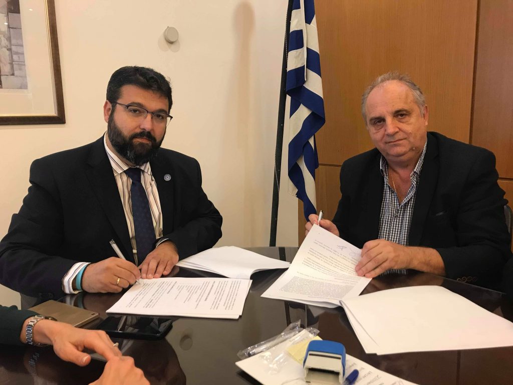Υπογραφή σύμβασης χρηματοδότησης για το Κολυμβητήριο