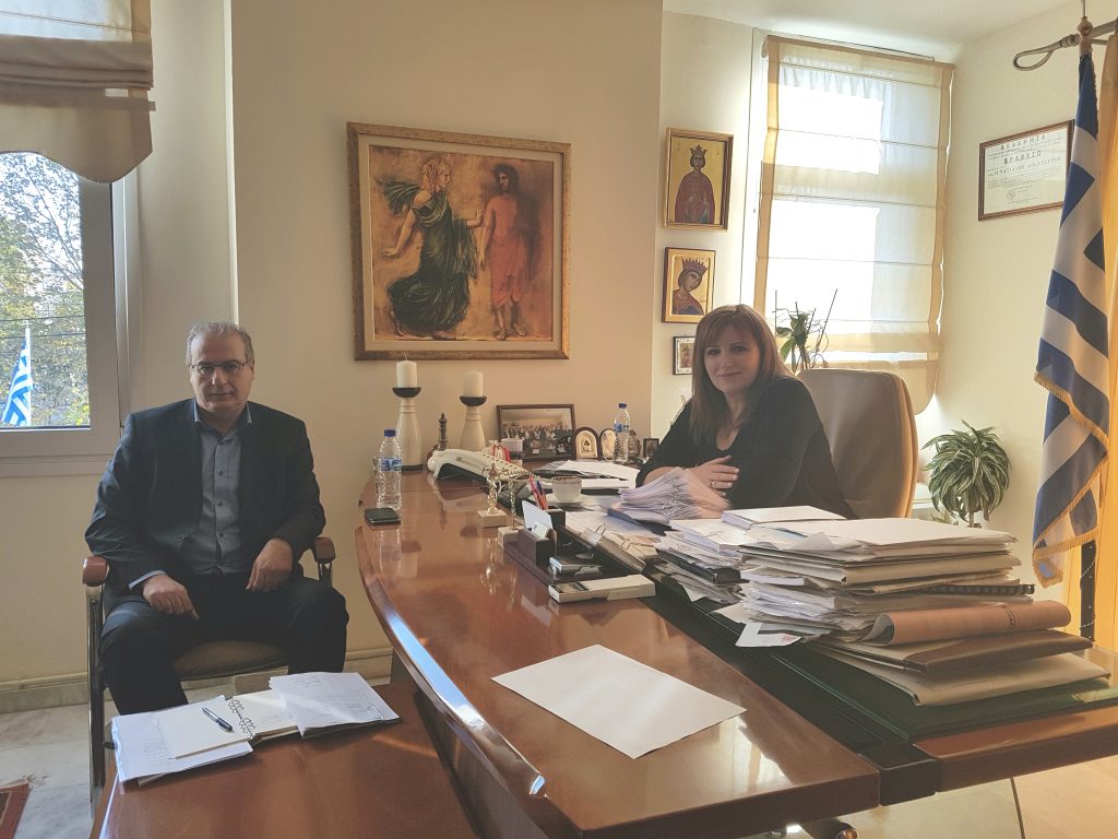 Συνεργασία της Δημάρχου Σκύδρας Κατερίνας Ιγνατιάδου με τον Βουλευτή Πέλλας Γιάννη Σηφάκη