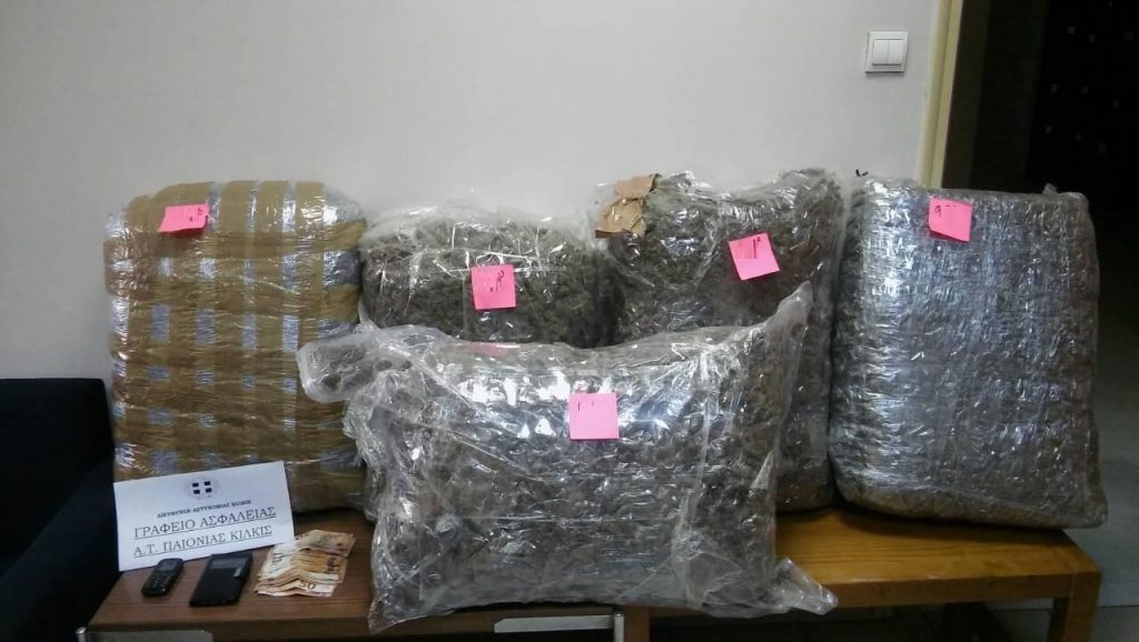 Από το Αστυνομικό Τμήμα Παιονίας συνελήφθησαν 2 άτομα για κατοχή και διακίνηση κάνναβης