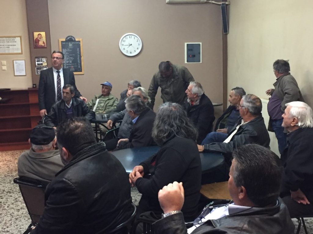 Σε Λιπαρό και Άγιο Γεώργιο συνεχίζεται σήμερα ο κύκλος των επαφών του Θεόδωρου Θεοδωρίδη με κατοίκους