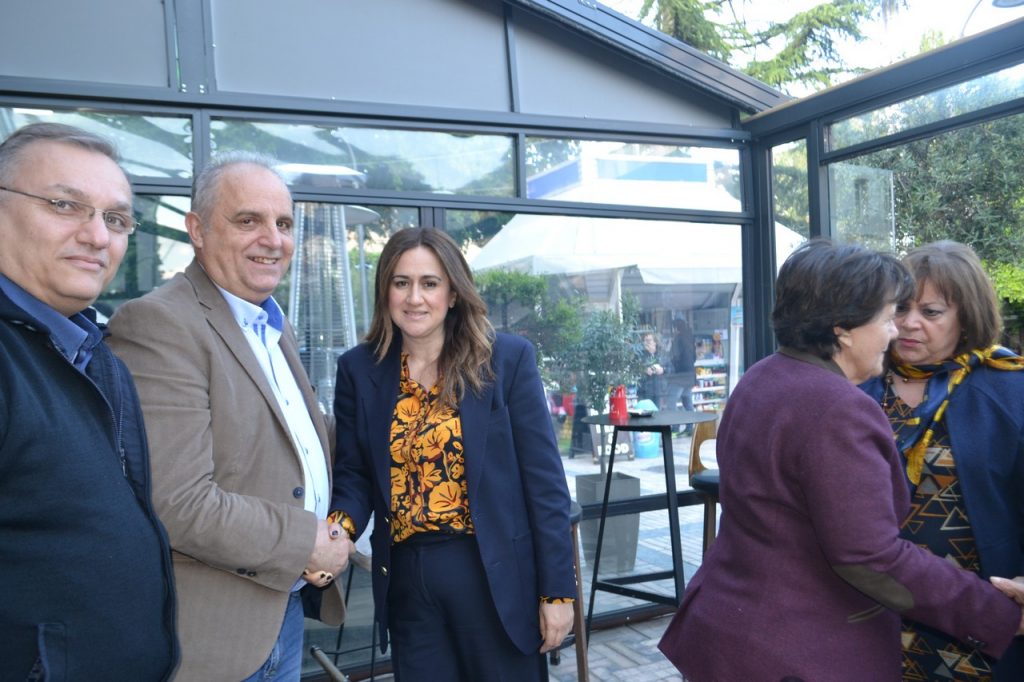 Την Έδεσσα επισκέφτηκε η υποψήφια ευρωβουλευτής με τη Ν.Δ. Ελένη Παναγιωταρέα