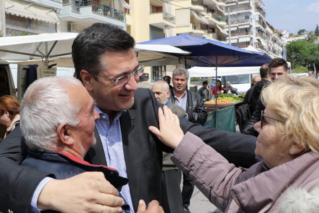 Επίσκεψη του επικεφαλής της περιφερειακής παράταξης «Αλληλεγγύη», Περιφερειάρχη Κεντρικής Μακεδονίας, Απόστολου Τζιτζικώστα στην πόλη, στο ΑΤΕΙ, στη Συνεταιριστική Τράπεζα και σε επιχειρήσεις των Σερρών