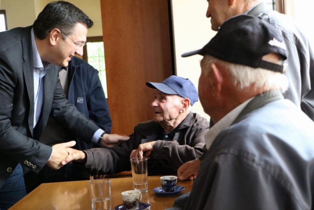 Επίσκεψη του Απόστολου Τζιτζικώστα στο Δήμο Εμμανουήλ Παππά Σερρών