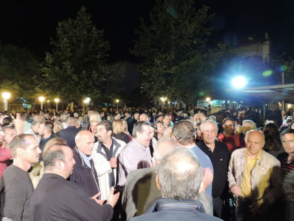 Εντυπωσιακή προεκλογική συγκέντρωση του υπ. Δημάρχου Πέλλας Θεόδωρου Θεοδωρίδη στα Γιαννιτσά