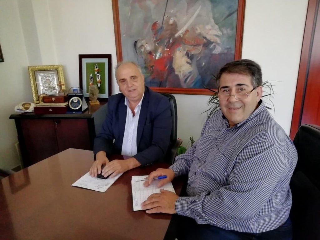 Συνάντηση εργασίας Αντιπεριφερειάρχη Πέλλας και Δημάρχου Έδεσσας