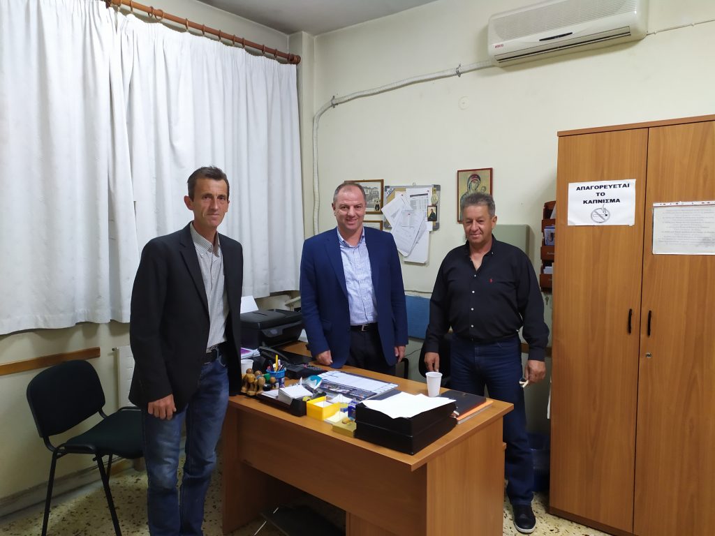 Ο κ. Διονύσιος Σταμενίτης, Βουλευτής Ν. Πέλλας επισκέφτηκε το Εργατοϋπαλληλικό Κέντρο Έδεσσας