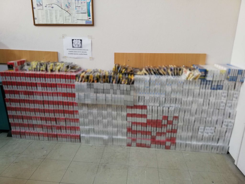 Από το Τμήμα Ασφάλειας Πέλλας συνελήφθη 36χρονος για λαθρεμπόριο καπνικών προϊόντων