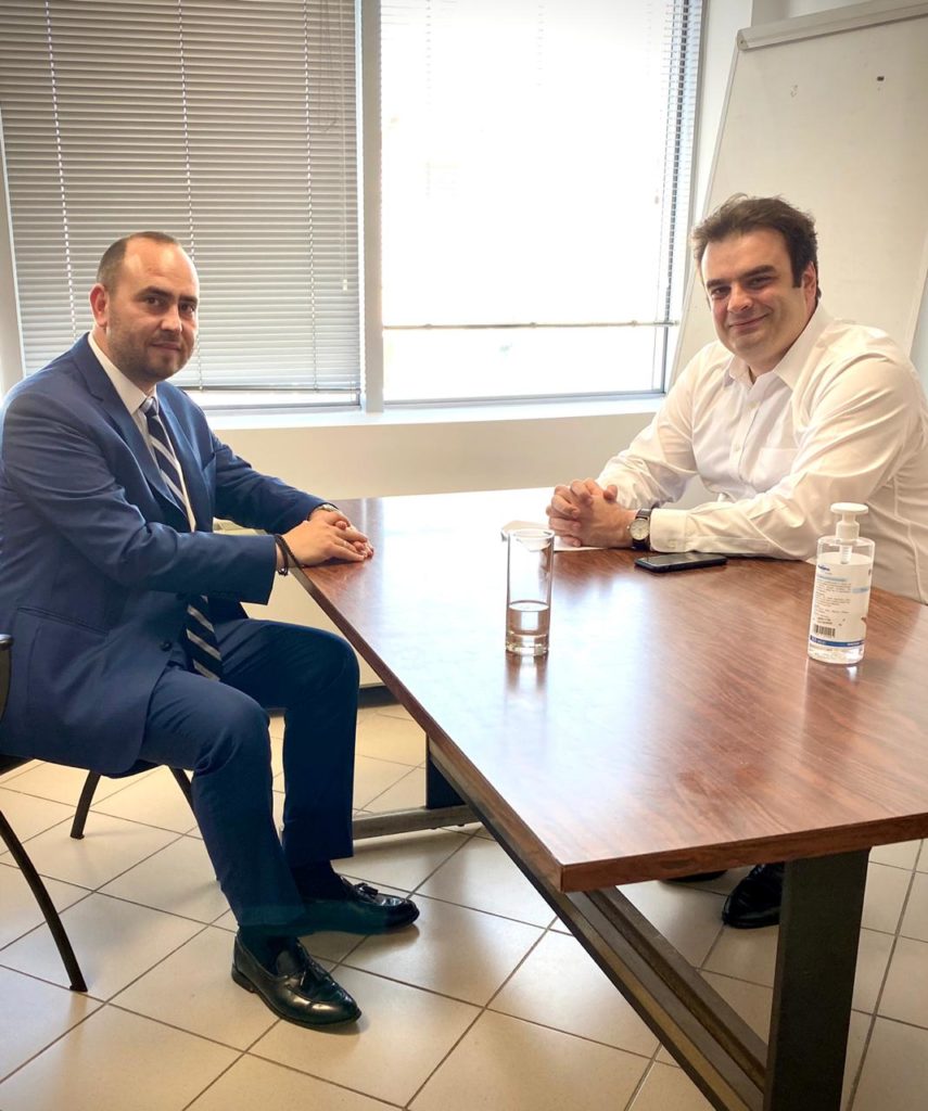 Συνάντηση Λάκη Βασιλειάδη με τον Υπουργό Επικρατείας & Ψηφιακής Διακυβέρνησης Κυριάκο Πιερρακάκη