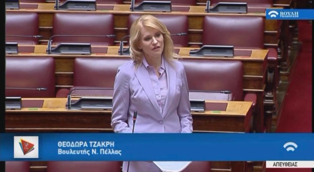 Θεοδώρα Τζάκρη: «Ο κύριος Μητσοτάκης κάνει τον καλό και οι Υπουργοί τον κακό