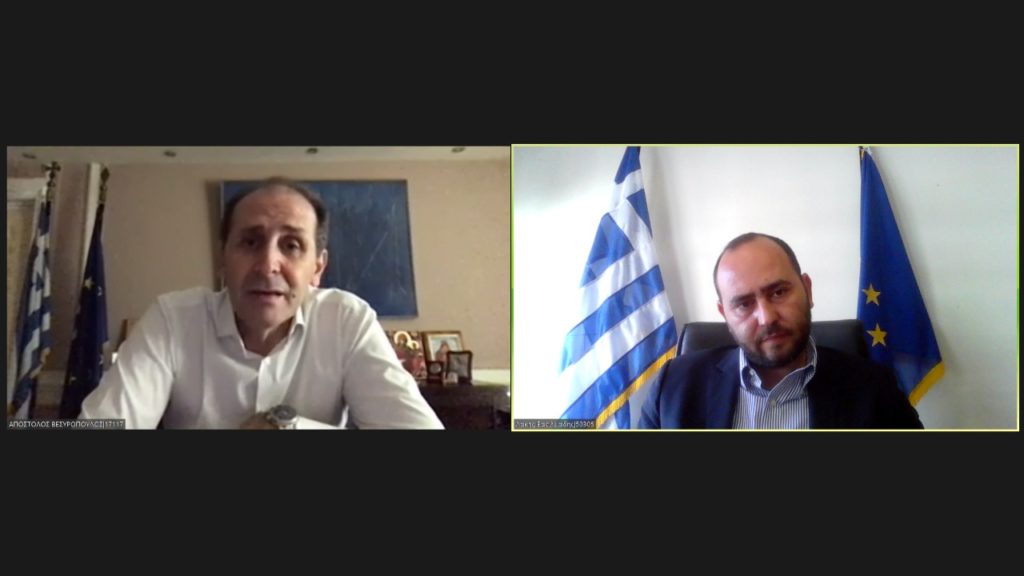 Τηλεδιάσκεψη Λάκη Βασιλειάδη - Απόστολου Βεσυρόπουλου : περιπτώσεις «ΚΑΡΑΜΑΝ», «ΝΤΕΡΕ», «ΑΓΙΟΥ ΜΑΡΚΟΥ», Άνω Γραμματικό, στρατόπεδα «ΦΙΛΙΠΠΑΚΟΥ» και «ΚΑΨΑΛΗ»