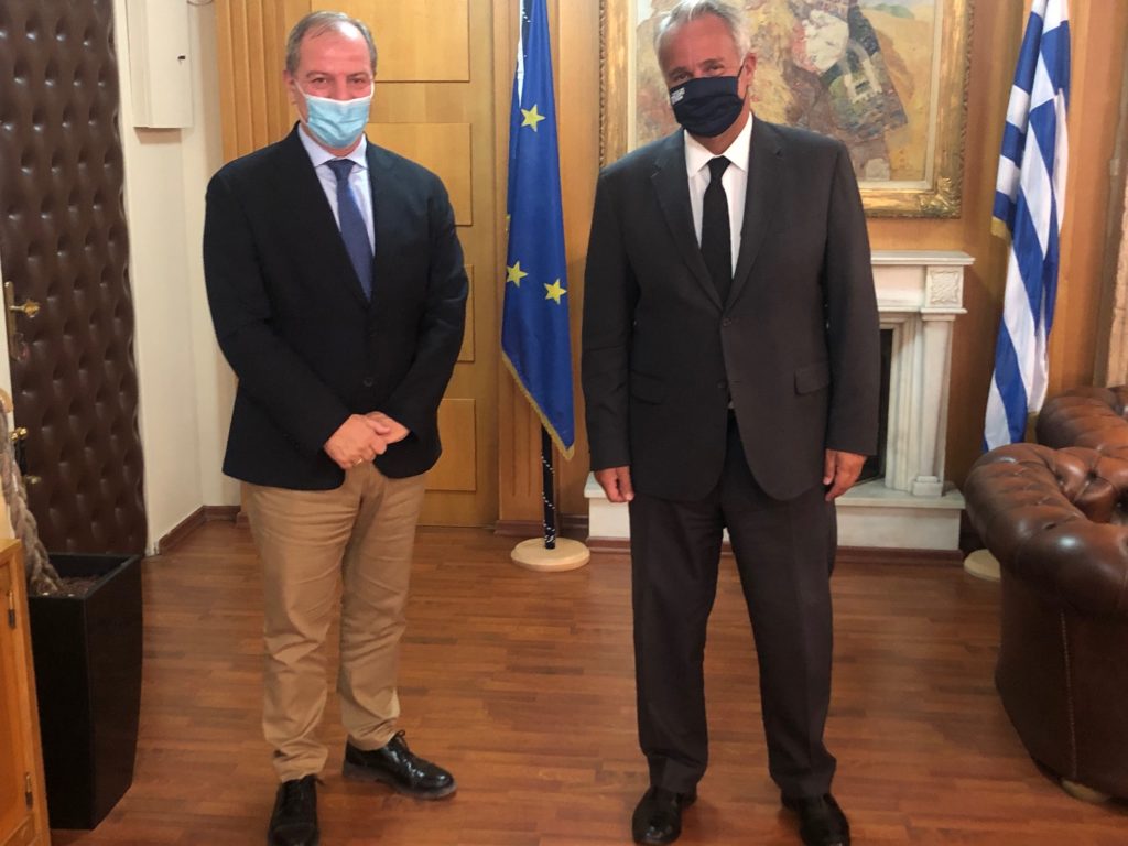 Συνάντηση Διονύση Σταμενίτη με τον Υπουργό Αγροτικής Ανάπτυξης και Τροφίμων κ. Βορίδη