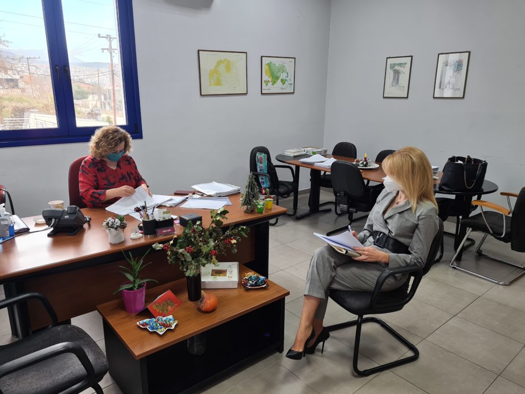 Συνεργασία Τζάκρη με την Προϊσταμένη του Καταστήματος του ΕΛΓΑ Βεροίας