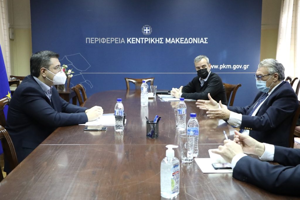 Συνάντηση στην Περιφέρεια Κεντρικής Μακεδονίας για την πορεία υλοποίησης του Μουσείου Ολοκαυτώματος στη δυτική Θεσσαλονίκη