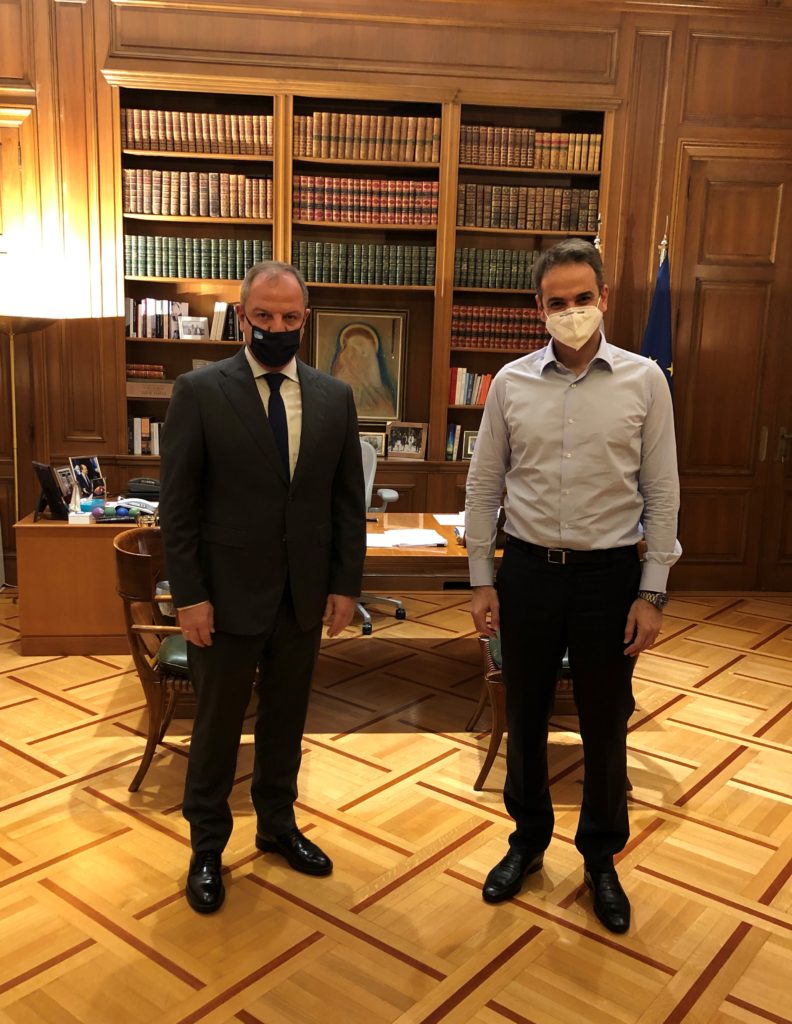 Συνάντηση του Διονύση Σταμενίτη με τον Πρωθυπουργό κ. Μητσοτάκη