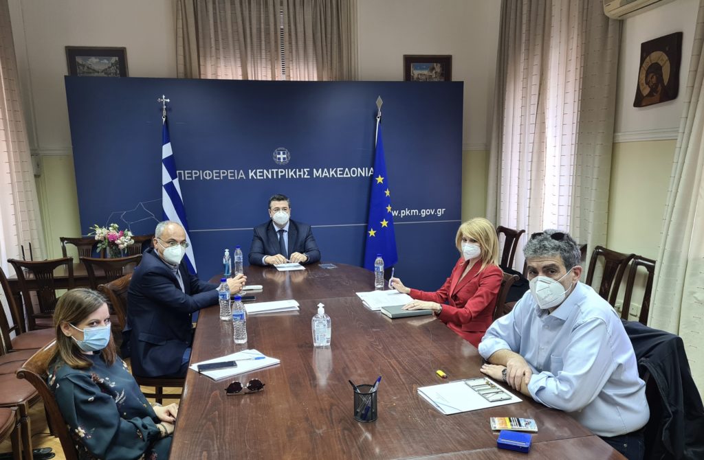 Συνάντηση Θεοδώρας Τζάκρη – Περιφερειάρχη Κεντρικής Μακεδονίας κ. Απόστολου Τζιτζικώστα