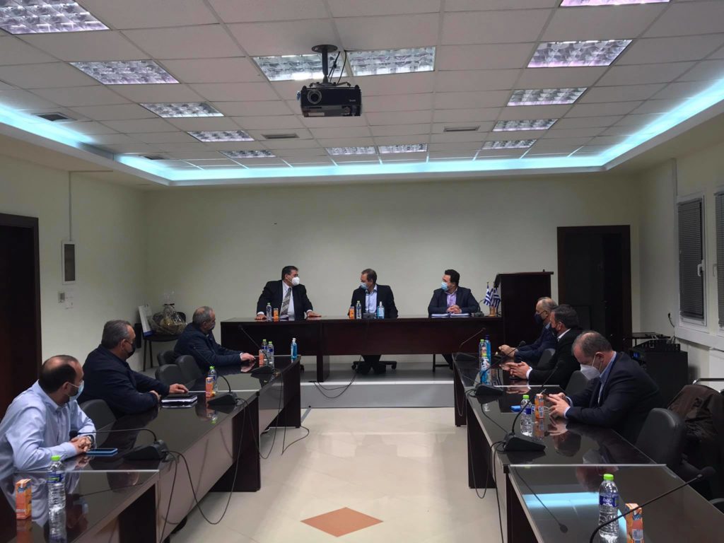«Επίσκεψη του Υπουργού Αγροτικής Ανάπτυξης και Τροφίμων κ. Σπήλιου Λιβανού στο Διοικητήριο της ΠΕ Πέλλας»