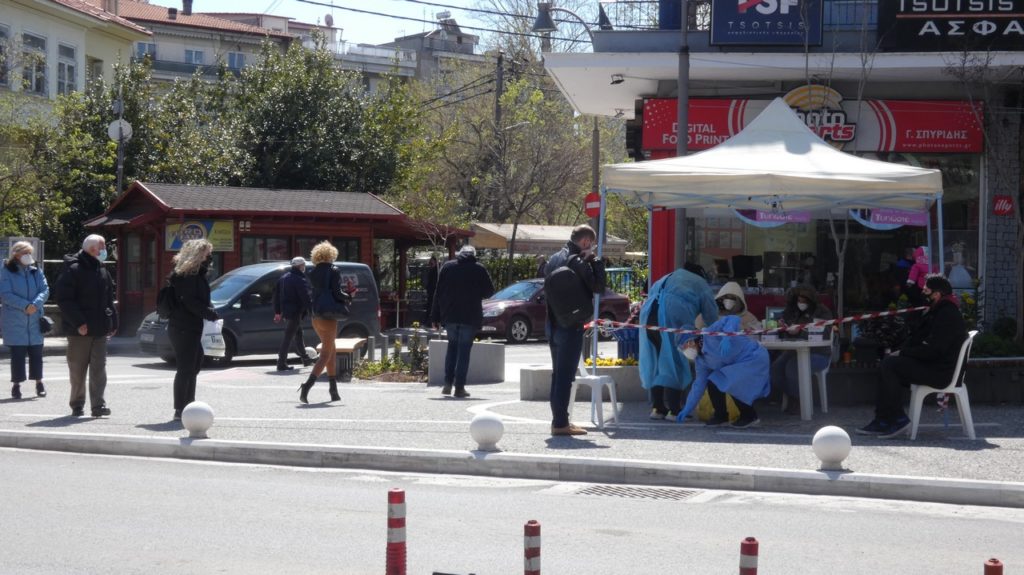 Δωρεάν test Covid-19 στην πλατεία Ελευθερίας στην Έδεσσα