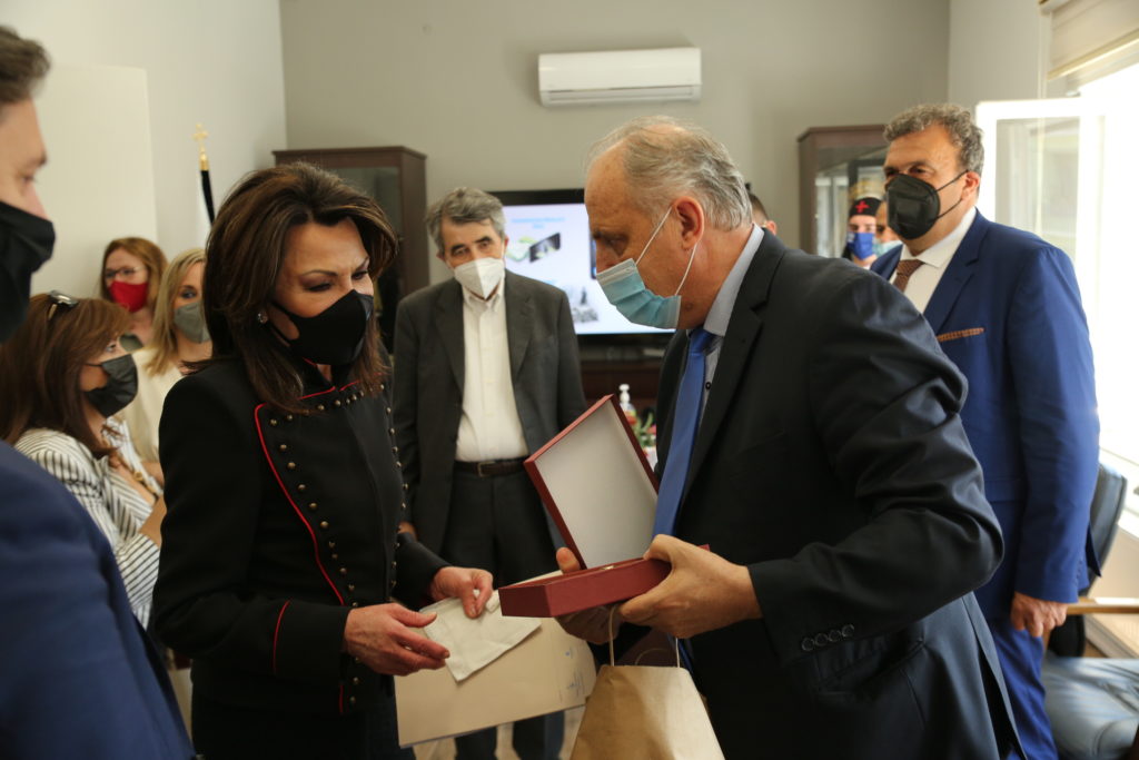 Συνάντηση Δημάρχου Έδεσσας με την Πρόεδρο της Επιτροπής «Ελλάδα 2021»