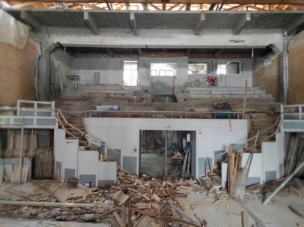 Σε πλήρη εξέλιξη οι εργασίες στο κτήριο του Μεγάλου Αλεξάνδρου
