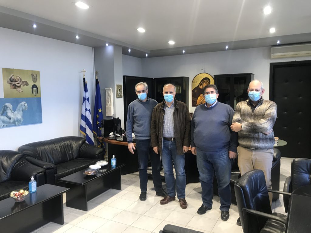 Συνάντηση εργασίας Αντιπεριφερειάρχη Πέλλας και στελεχών ΔΕΗ για τη διαχείριση επικινδυνότητας πλημμυρικών φαινομένων του ποταμού Εδεσσαίου
