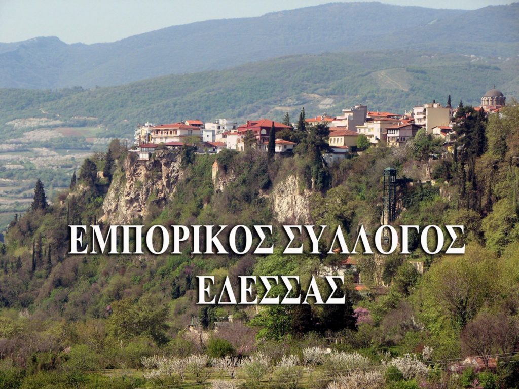 Εμπορικός σύλλογος Έδεσσας - Προτάσεις στήριξης της μικρομεσαίας επιχειρηματικότητας