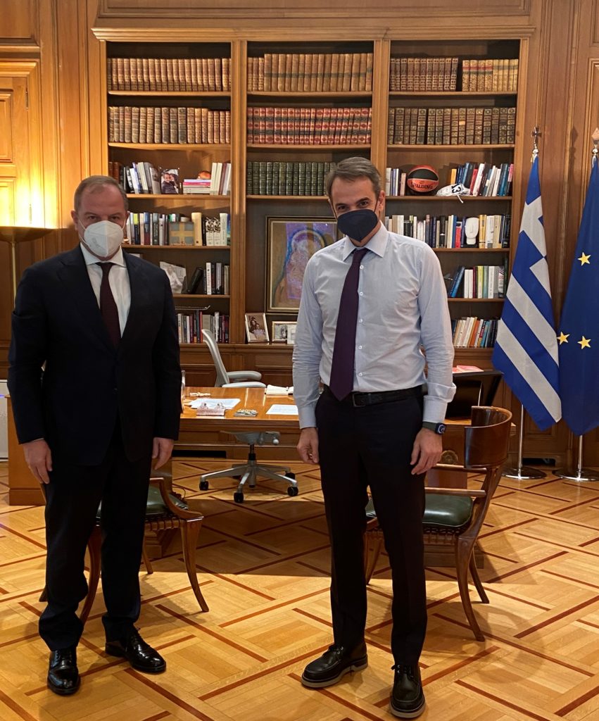 Συνάντηση Διονύση Σταμενίτη με τον Πρωθυπουργό Κυριάκο Μητσοτάκη