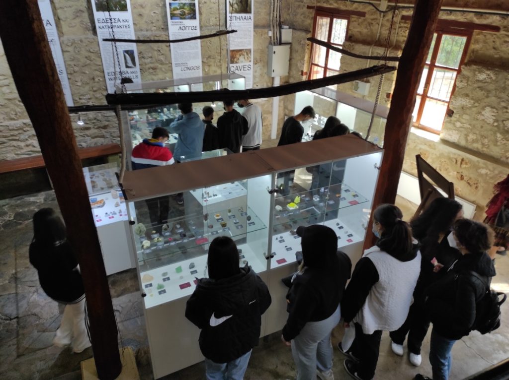 Επίσκεψη Α΄ Γυμνασίου στους επισκέψιμους χώρους του Δήμου Έδεσσας