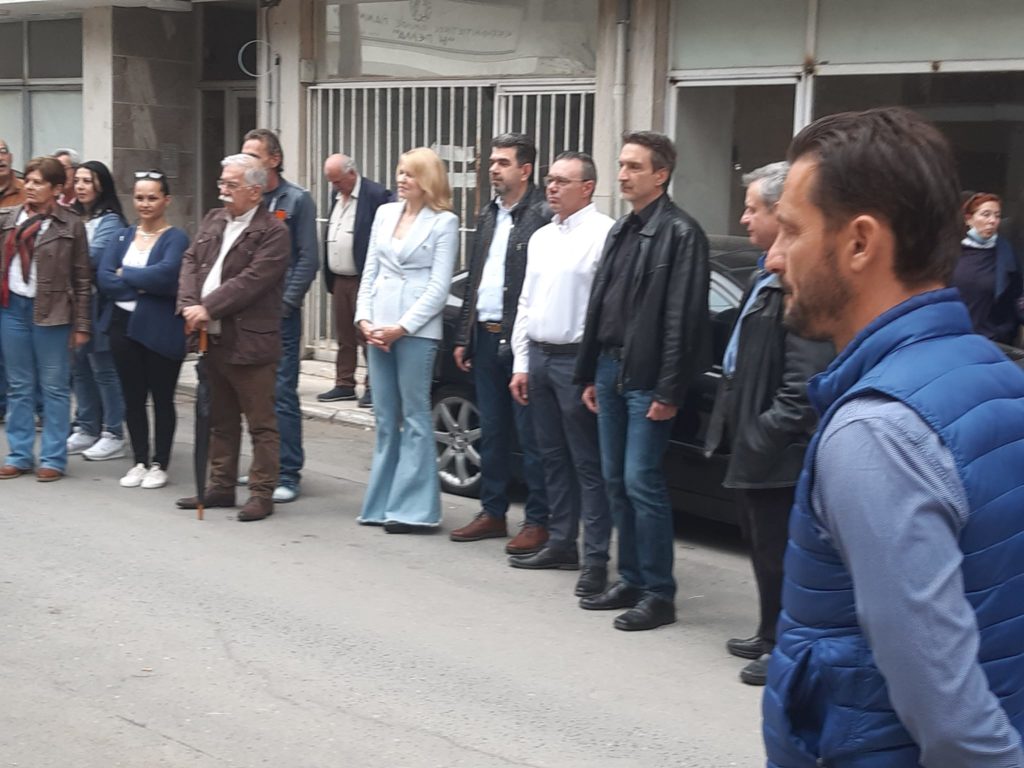 Η απεργιακή συγκέντρωση της 1η του ΜΑΗ του εργατικού κέντρου Πέλλας στα Γιαννιτσά
