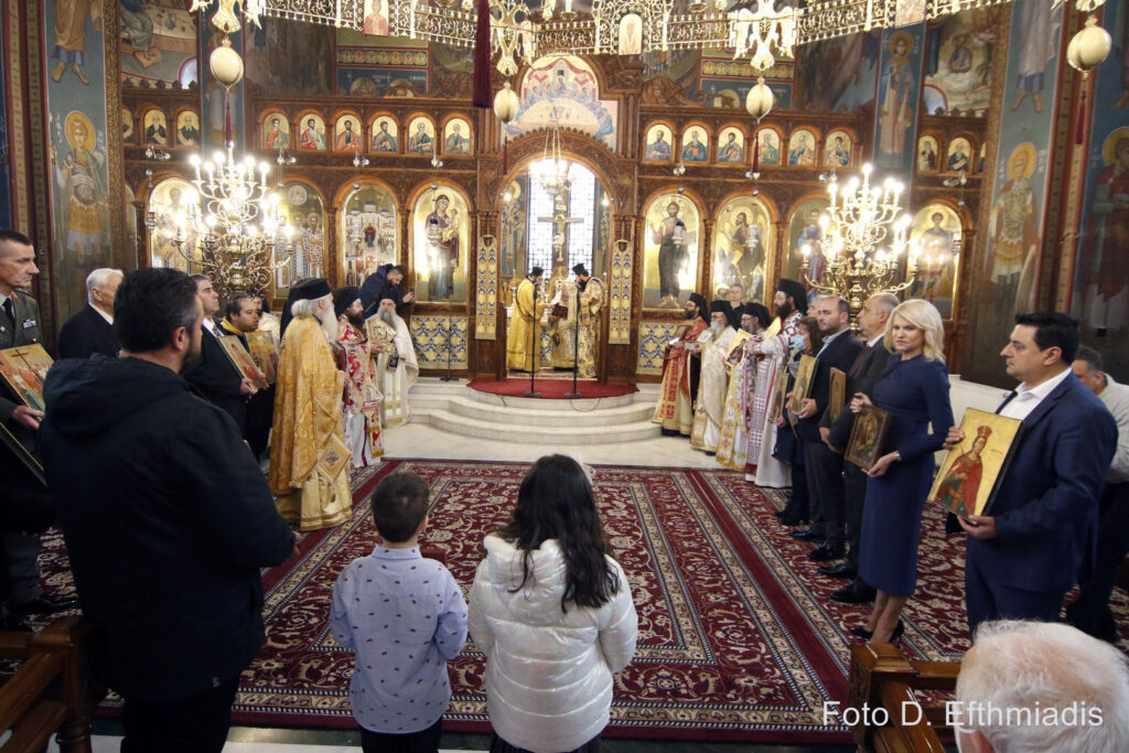Η Κυριακή της Ορθοδοξίας στον καθεδρικό Ιερό Ναό της Αγίας Σκέπης στην Έδεσσα