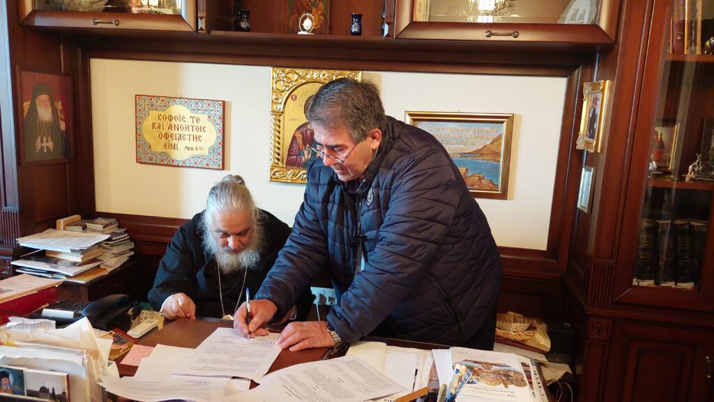Δάνης Τζαμτζής και Σεβασμιώτατος Μητροπολίτης Ιωήλ, υπέγραψαν δύο Συμβάσεις Συνεργασίας για την κατασκευή χρήσιμων έργων