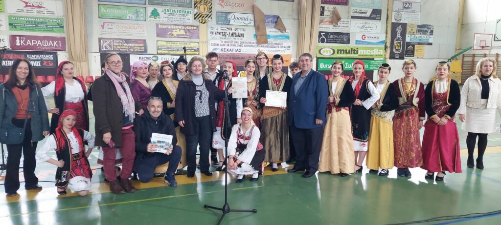 Ο Ιορδάνης Τζαμτζής στην 5η Πανελλήνια Μαθητική Λαογραφική Συνάντηση, στην Αριδαία