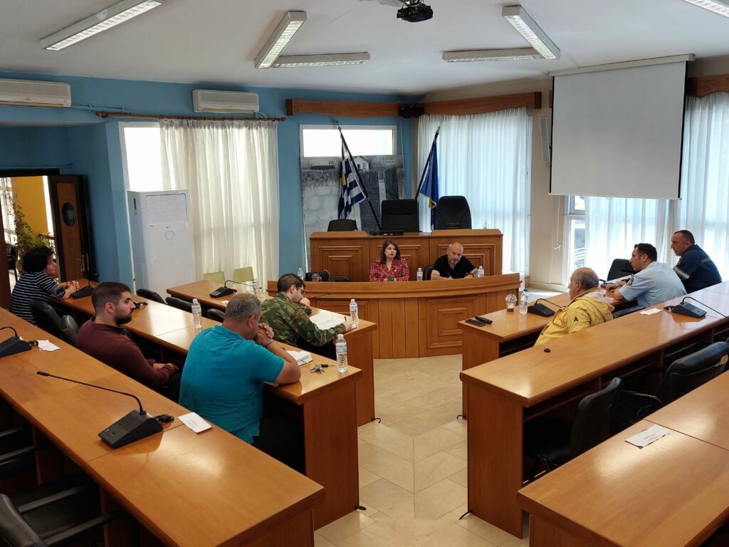 Συνεδρίαση Σ.Τ.Ο. Πολιτικής Προστασίας με θέμα «Αντιμετώπιση κινδύνων από πυρκαγιά»