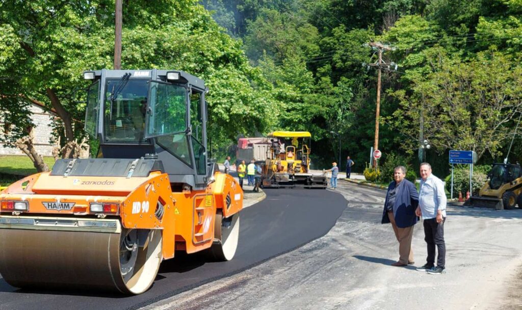 Ιορδάνης Τζαμτζής: « Ολοκληρώθηκε η ασφαλτόστρωση του τμήματος Πολυκάρπη-Μοναστηράκι και της γέφυρας στα Λουτρά Πόζαρ»