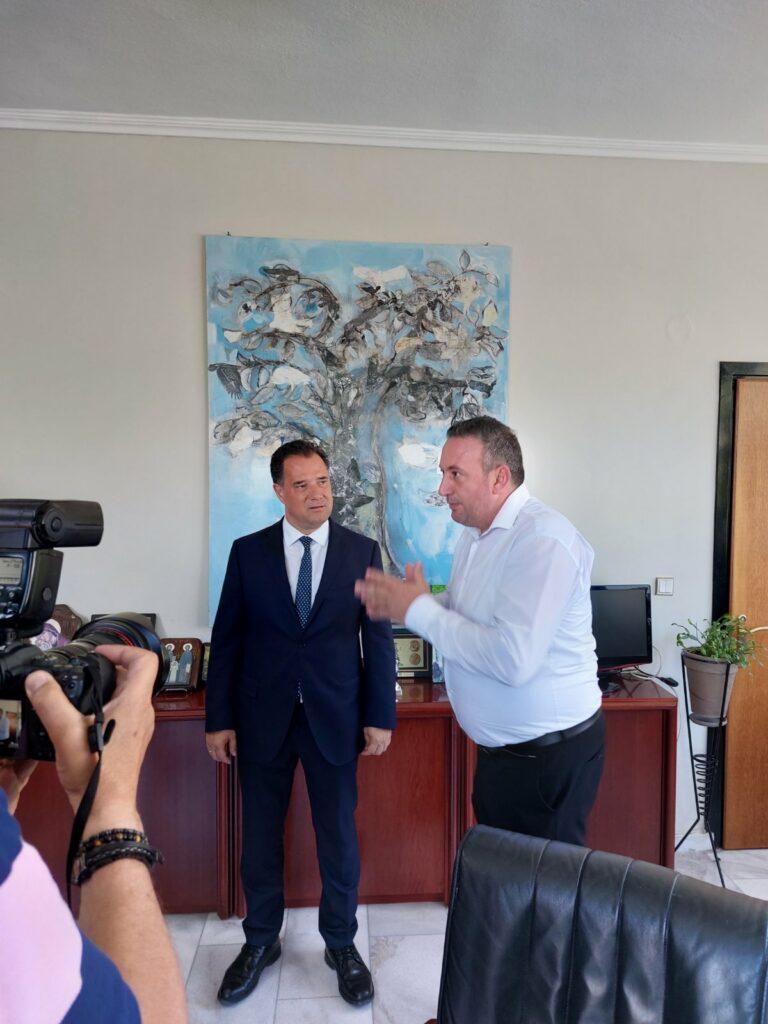 Επίσκεψη του Αντριπροέδρου της Νέας Δημοκρατίας κ. Άδωνι Γεωργιάδη στον Δήμο Αλμωπίας