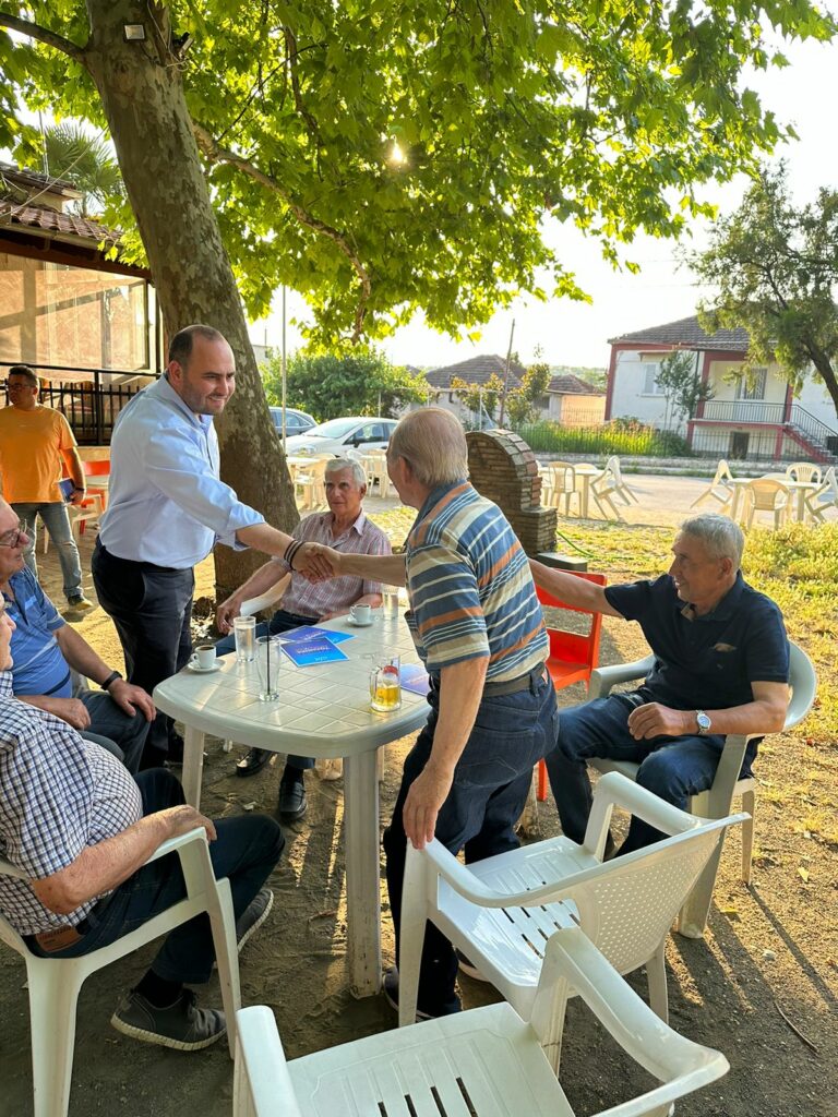 Στα Γιαννιτσά και τη ΔΕ Μενηίδος ο Λάκης Βασιλειάδης