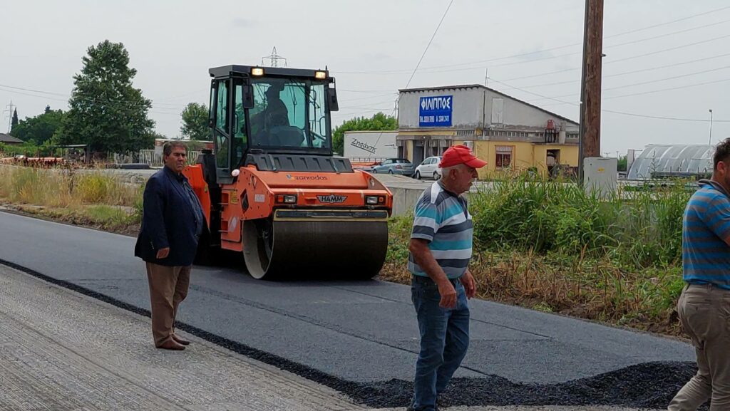 Συνεχίζονται οι εργασίες βελτίωσης και προστασίας των δρόμων από τη Περιφερειακή Ενότητα Πέλλας