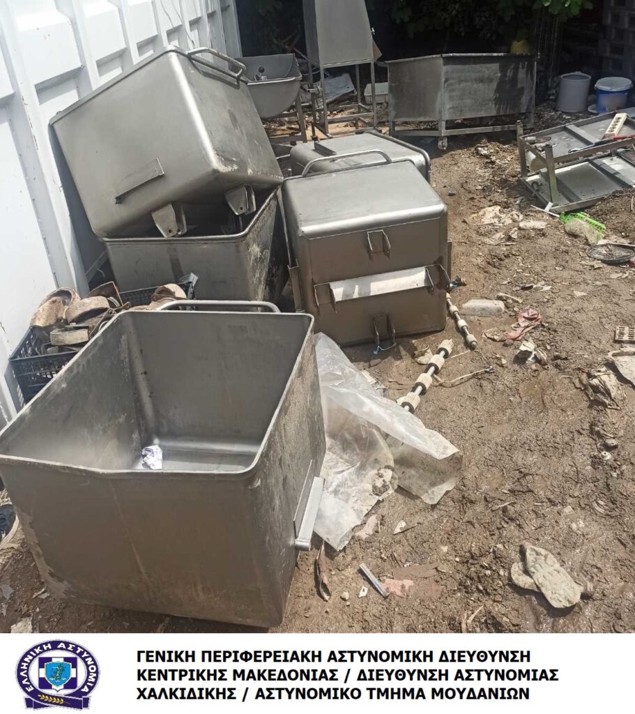 Εξαρθρώθηκε εγκληματική ομάδα τα μέλη της οποίας διέπρατταν κλοπές από επιχειρήσεις σε βιομηχανικές περιοχές της Κεντρικής Μακεδονίας