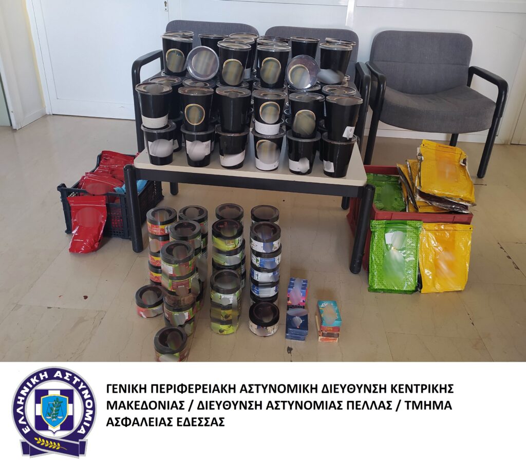 Από το Τμήμα Ασφάλειας Έδεσσας συνελήφθη ένας άνδρας για λαθρεμπόριο καπνού