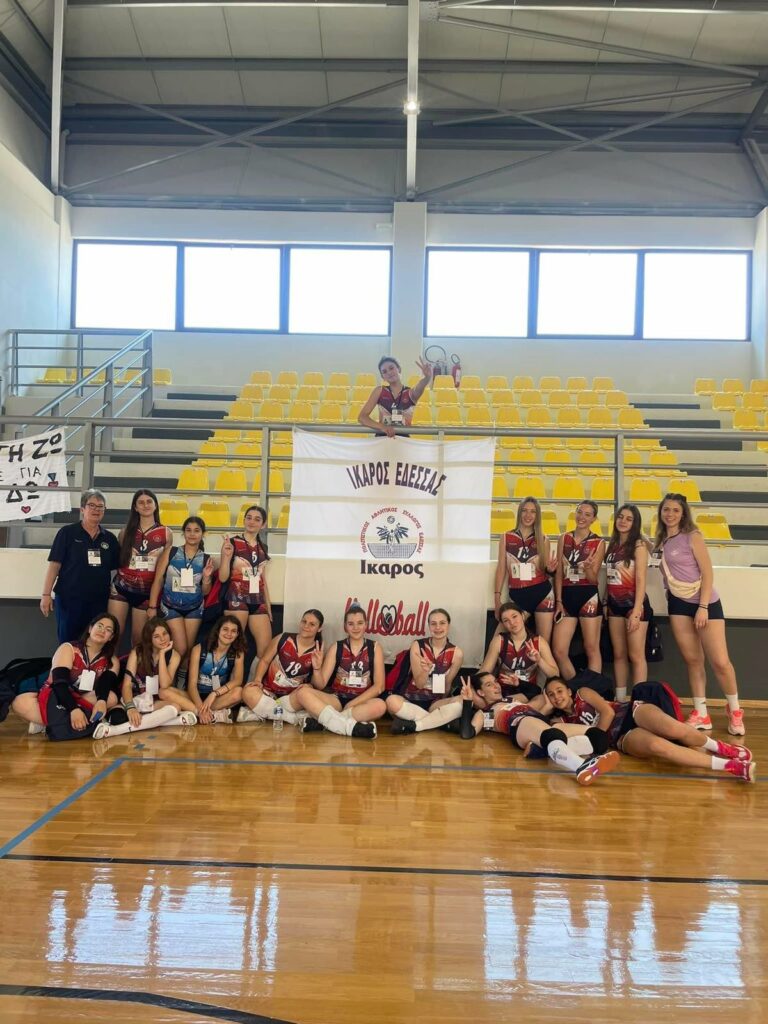 Οι αθλήτριες του Π.Α.Σ. ΙΚΑΡΟΥ ΕΔΕΣΣΑΣ στο διεθνές τουρνουά βόλεϊ στη Ζαγορά Βόλου