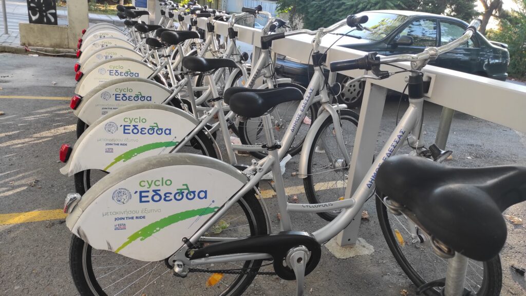 Ηλεκτρικά κοινόχρηστα ποδήλατα στην Έδεσσα