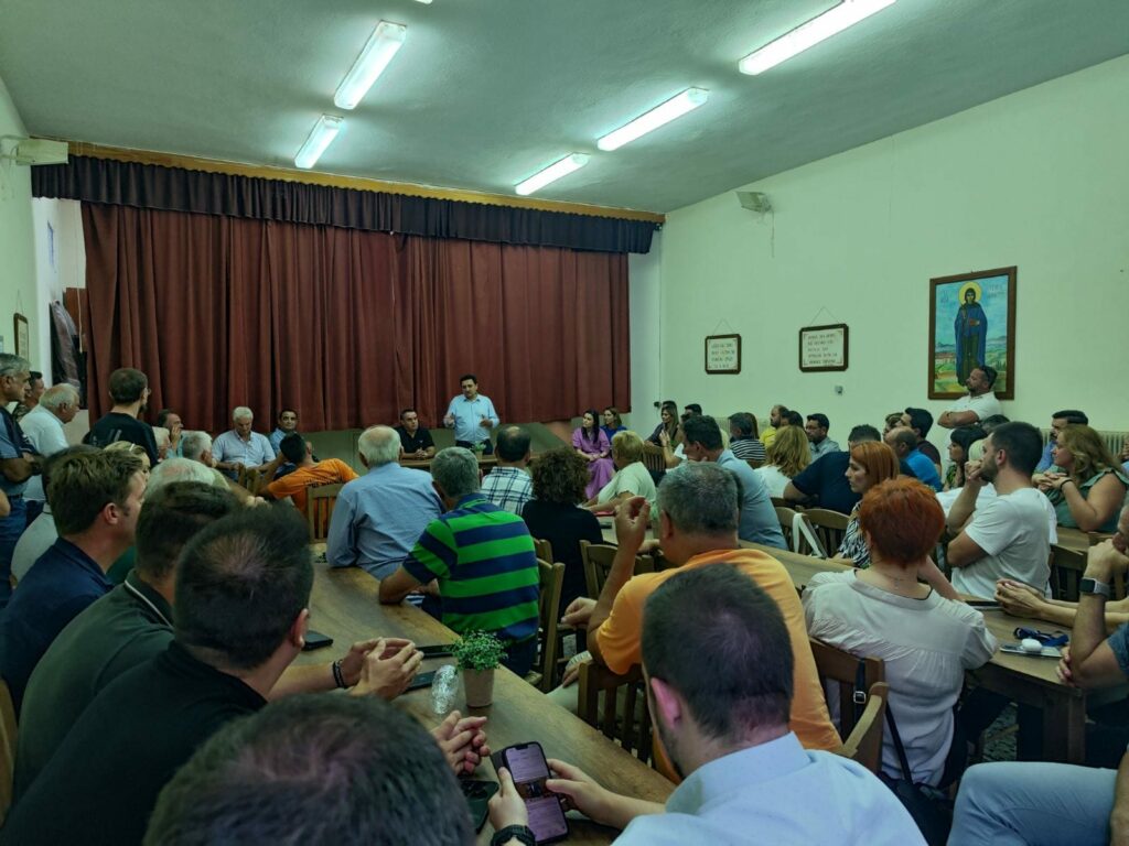 Με μεγάλη συμμετοχή των κατοίκων του οικισμού της Πλατάνης συνεχίστηκε η περιοδεία του Υποψήφιου Δημάρχου Έδεσσας Γιάννη Τσεπκεντζή