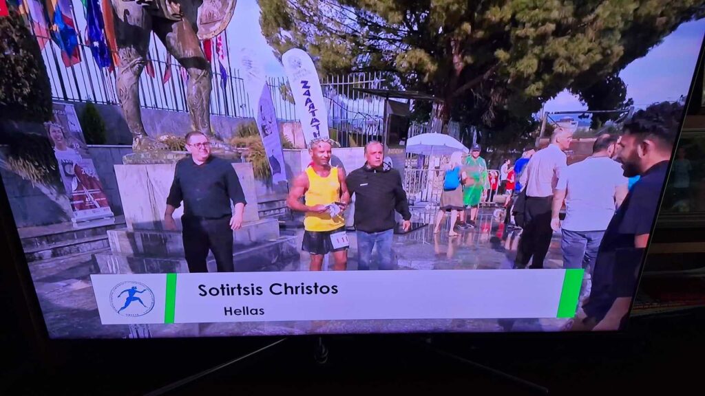 Ο 43χρονος Εδεσσαίος Χρήστος Σωτήρτσης τα κατάφερε - διένυσε και τερμάτισε τα 246 χλμ. στο Σπάρταθλον